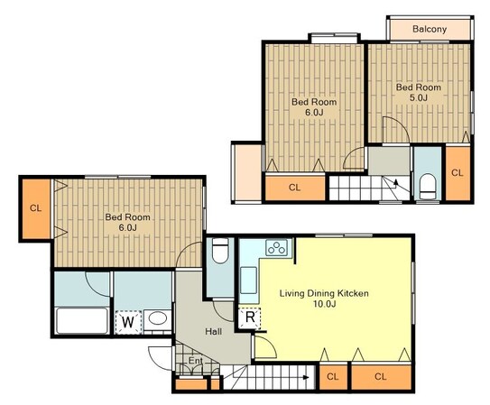 リーベK三鷹の物件間取画像